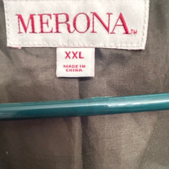 XXL Merona Army Green Adjustable-Waist Cargo Jacket - Picture 5 of 8